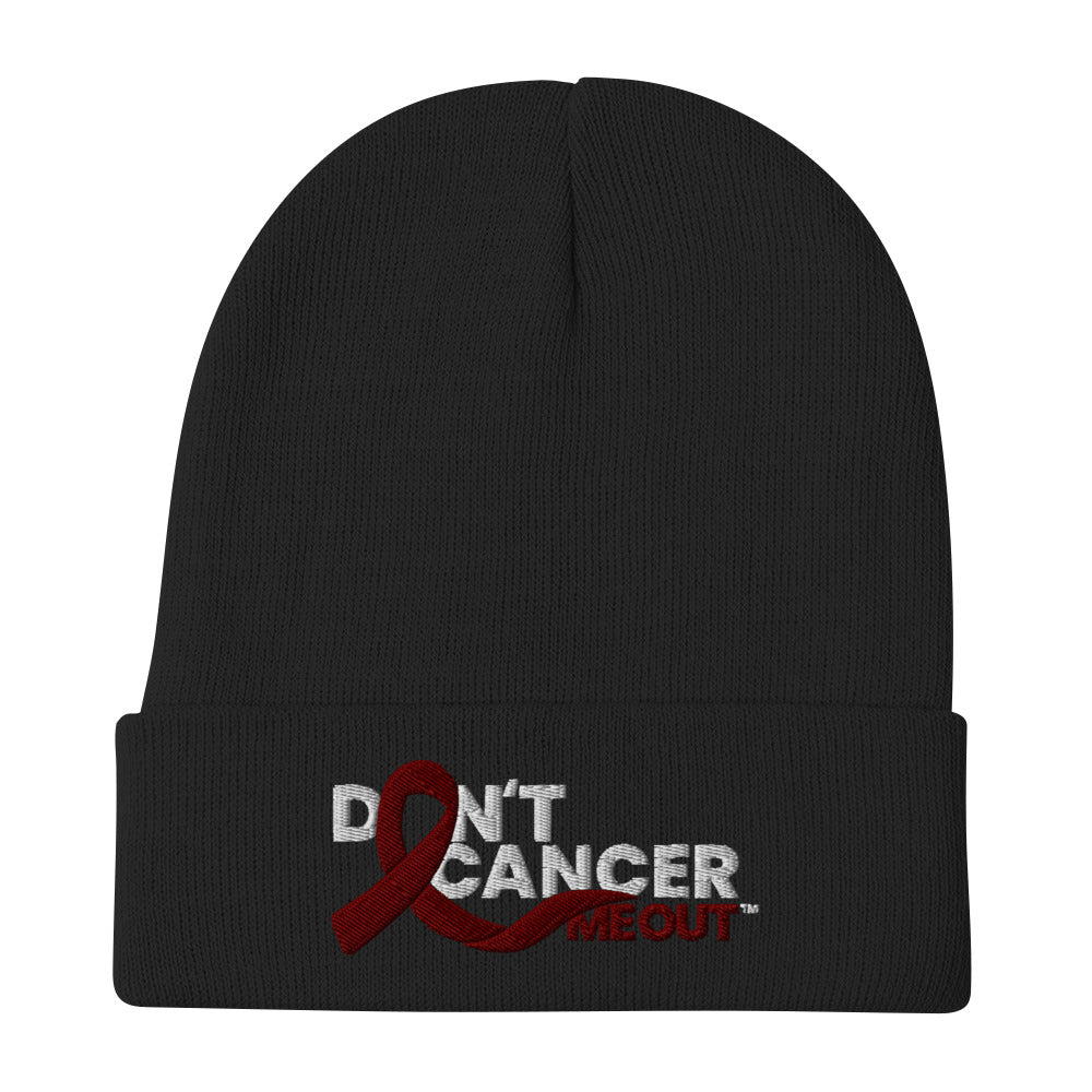 Multiple Myeloma Embroidered Beanie