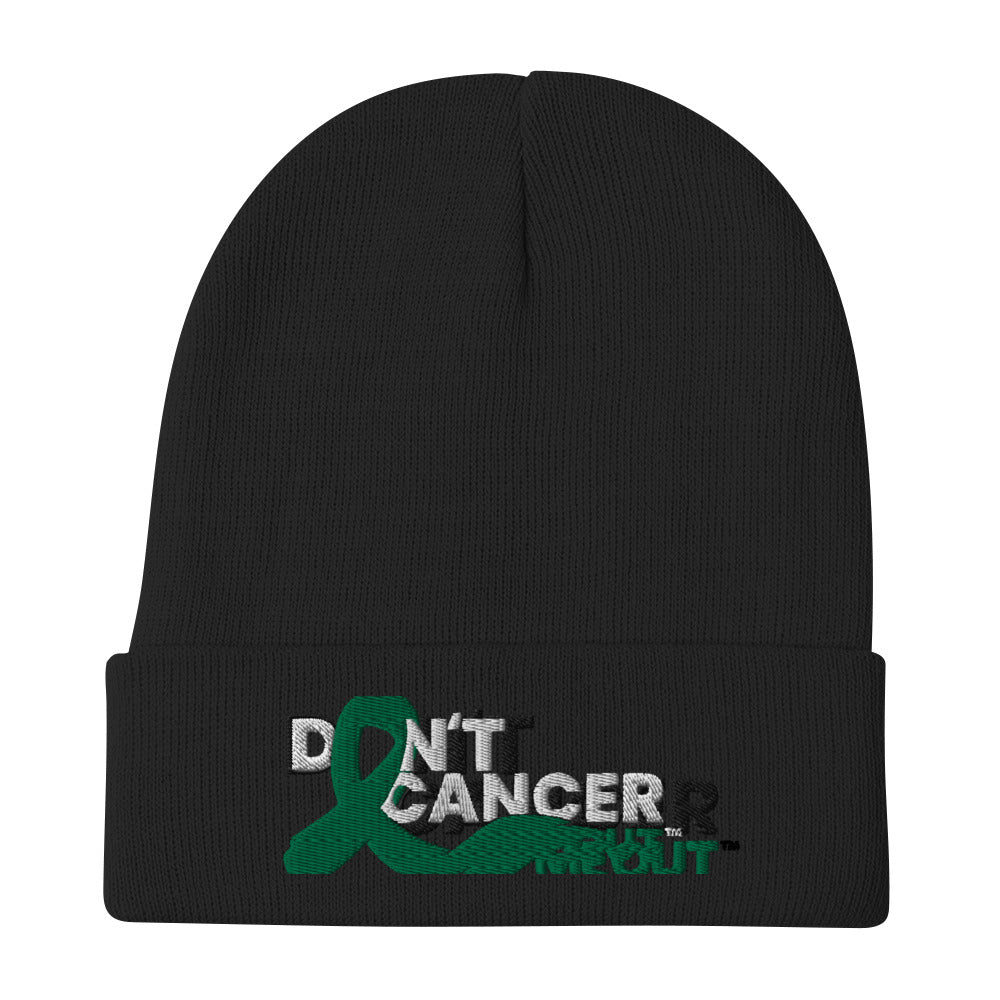 Liver Embroidered Beanie